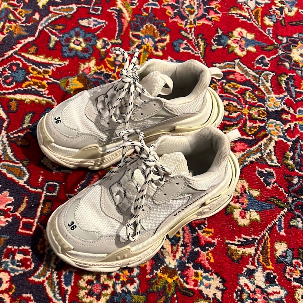 Tripe S sneakers - white color 36